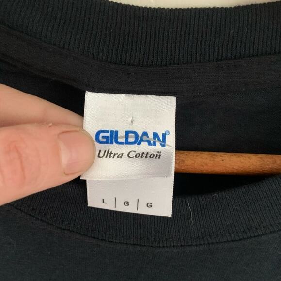 Atomic city New Mexico souvenir tee t shirt black and orange and red Sz L - Picture 6 of 6